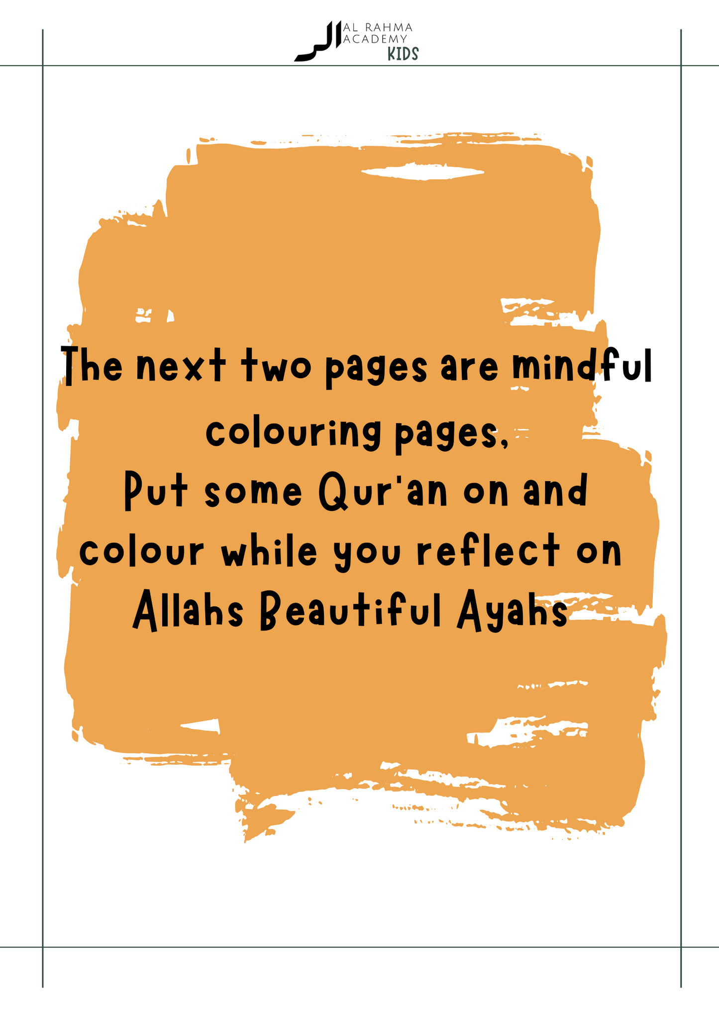Ramadhan Workbook