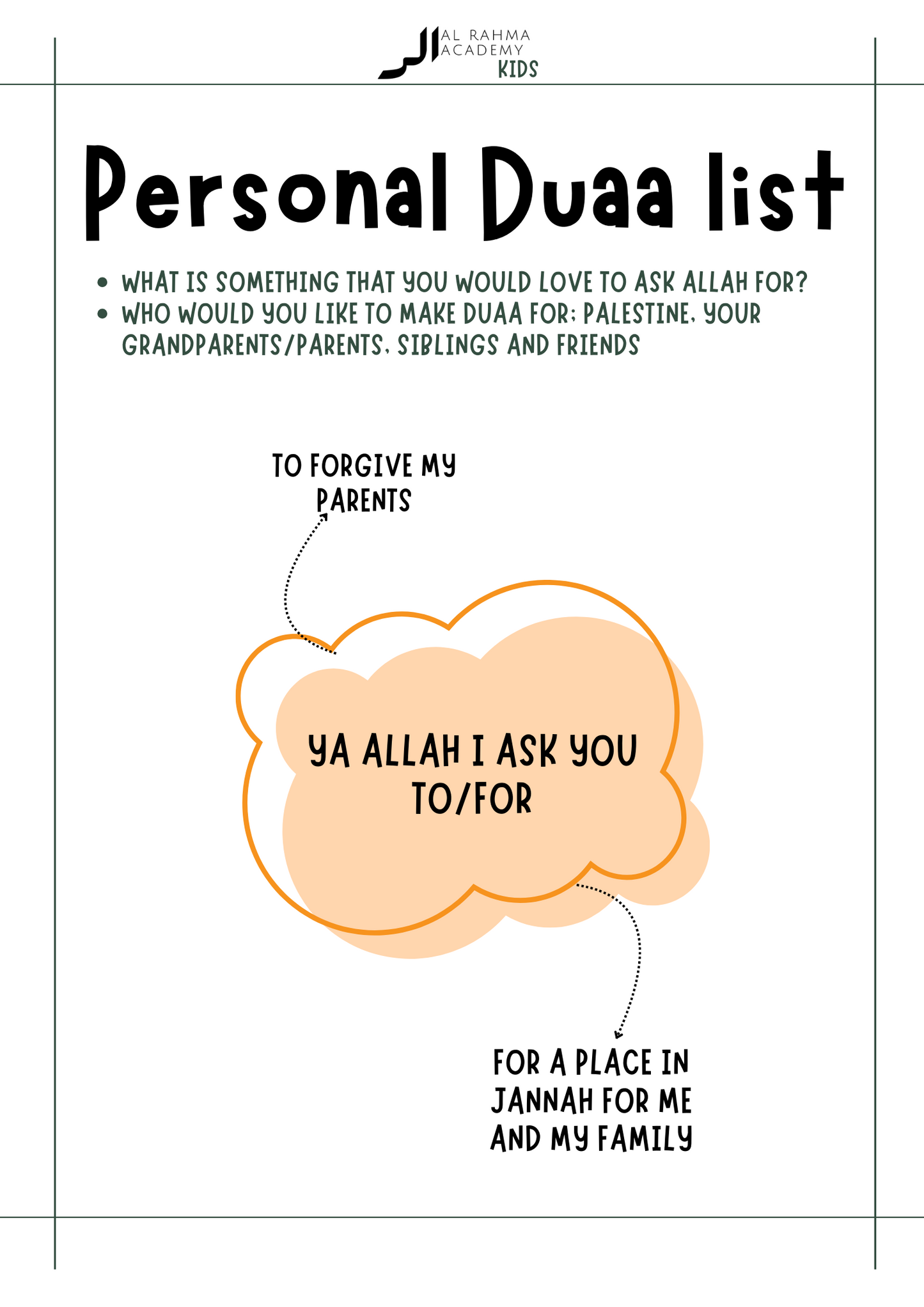 Ramadhan Workbook