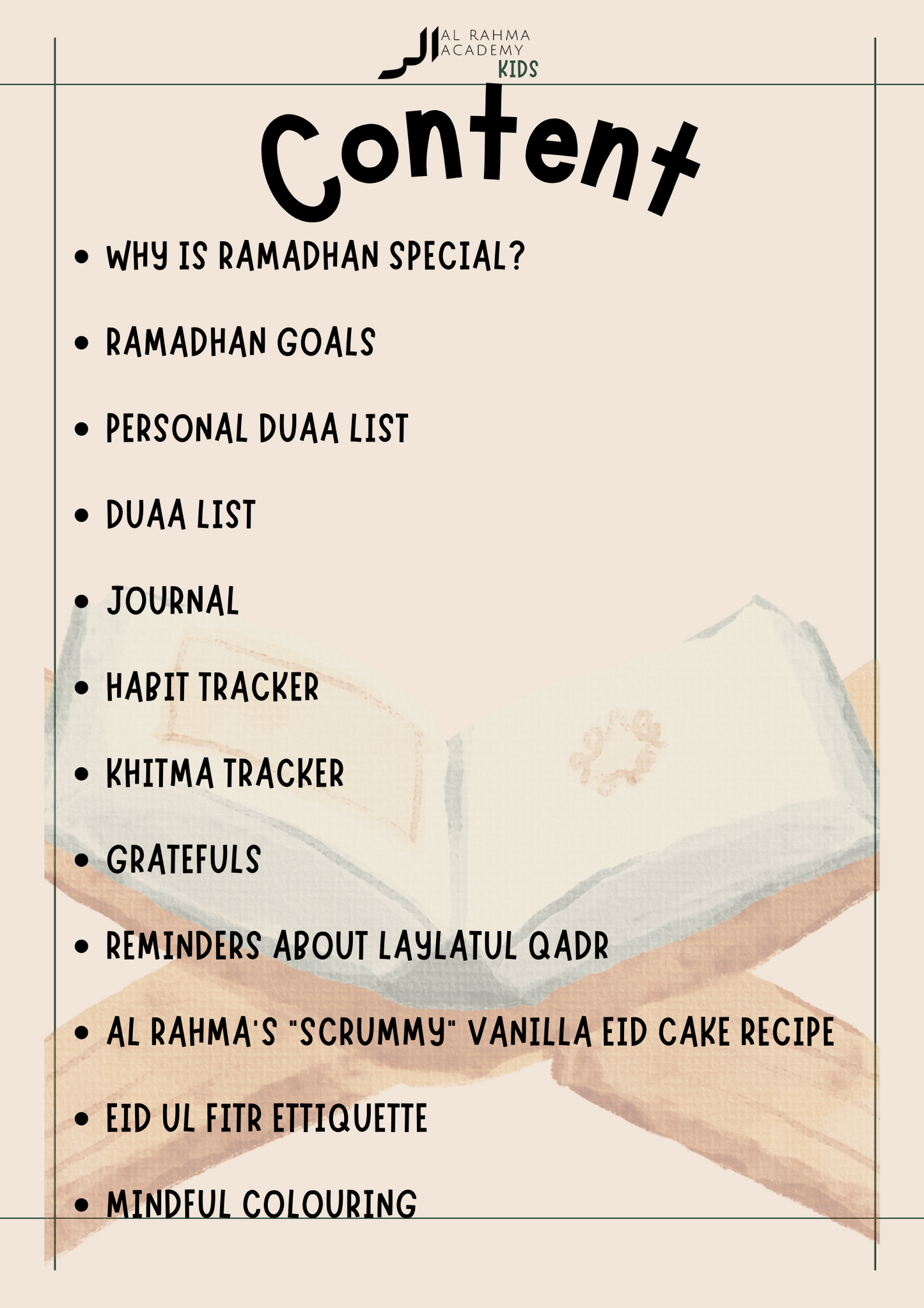 Ramadhan Workbook