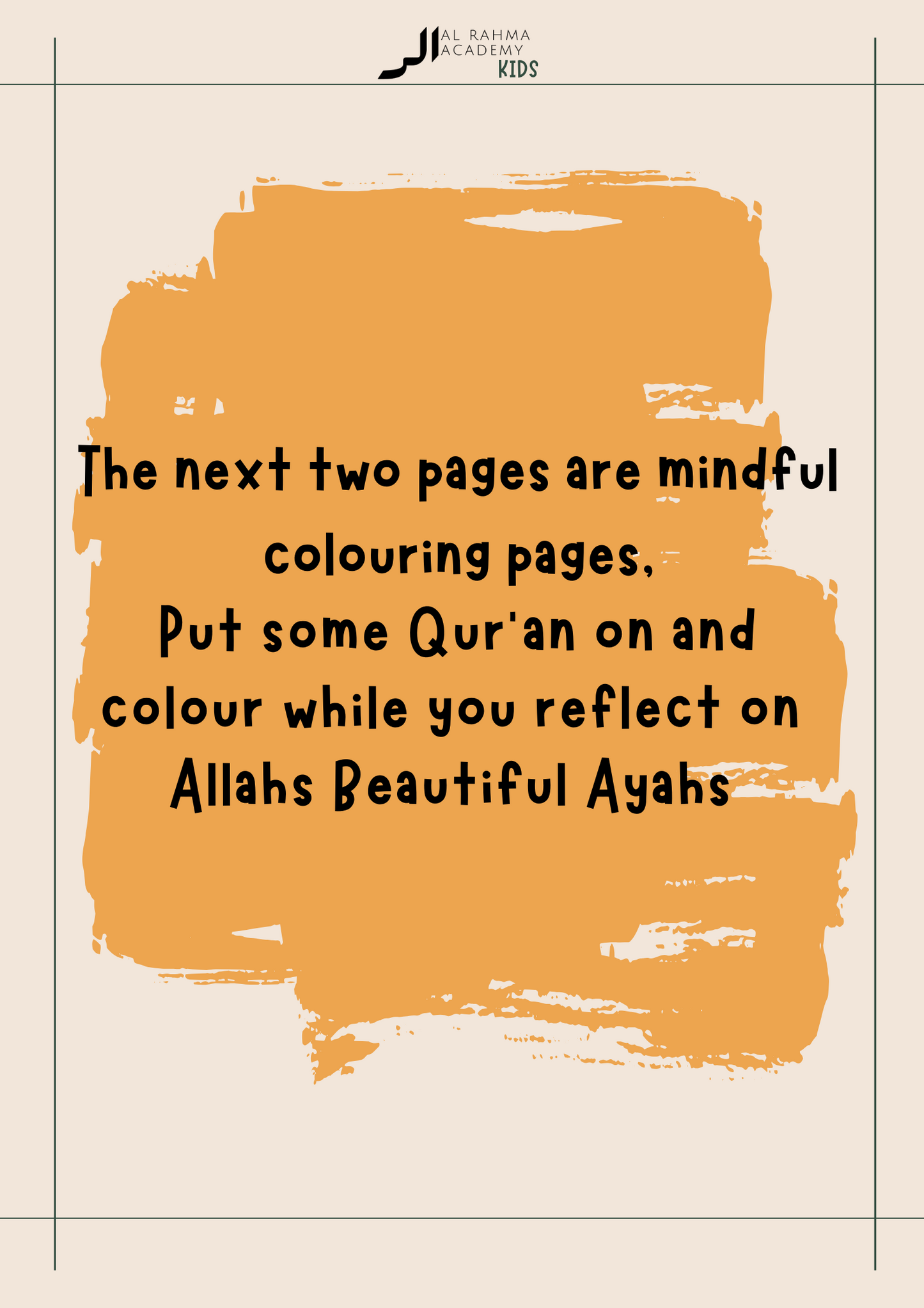 Ramadhan Workbook
